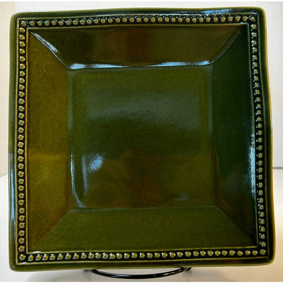 Pier 1 Imports Spice Route Clove Salad/Desert Plate With Beaded Rim 8.5" - Picture 2 of 5